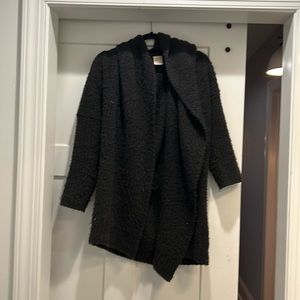 Black Comfy Lomg Anthropologie Casual Sweater